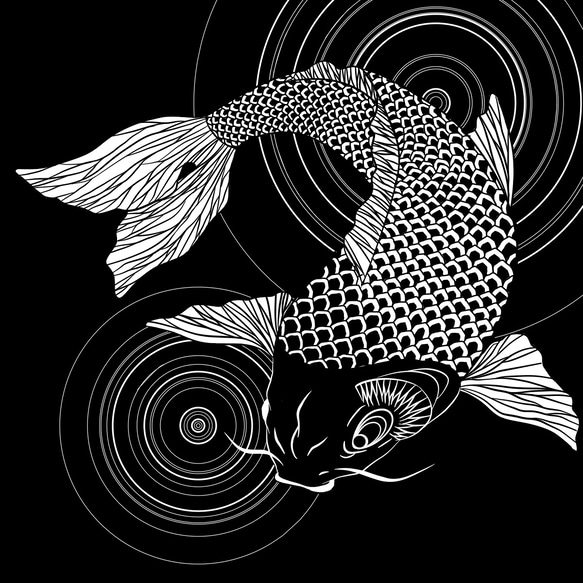 「灯りポップ」三枚組　金魚、鯉、花火 3枚目の画像