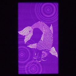スマホ用「灯りポップ」三枚組　鯉、朝顔、雪 2枚目の画像