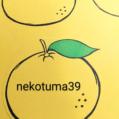 種類が増えました！❮送料無料❯26枚 柑橘なちょこっとメッセージ