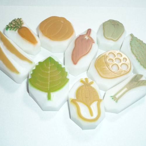 コロコロかわいい選べる野菜はんこ　消しゴムはんこ　はんこ コロコロかわいい選べる野菜はんこ 消しゴムはんこ