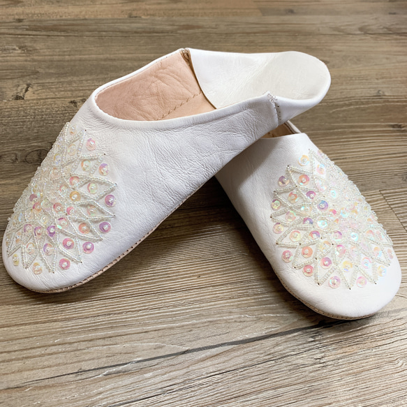 Moroccan Babouche slippers - sakura 第3張的照片
