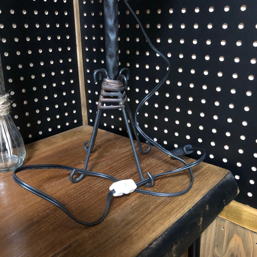 アンティーク スタンドランプ アイアン脚 北欧風