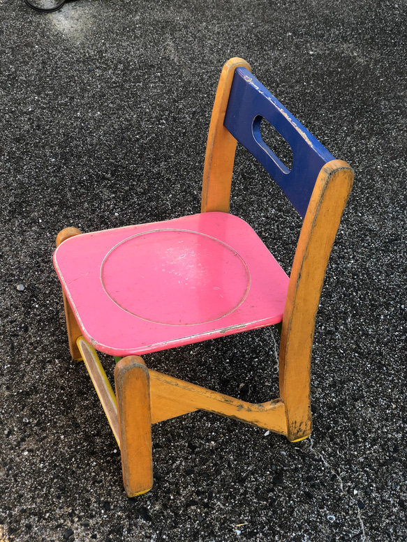 アンティーク子供椅子　インテリアとしても　1脚 2枚目の画像