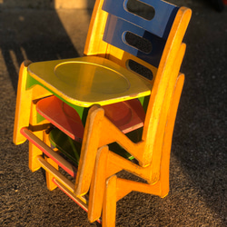 アンティーク子供椅子　インテリアとしても　1脚 3枚目の画像