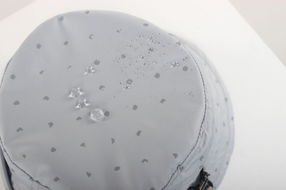 防水反光收納漁夫帽 - 反光灰 第4張的照片