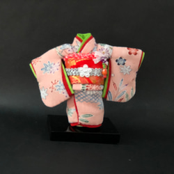 ミニチュア着物1/7金襴打掛キット 黒 -ミニ着物キット- : あい