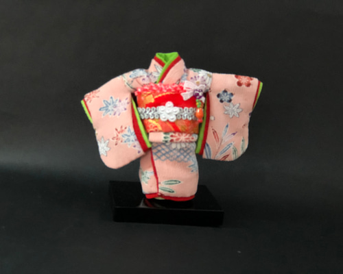 362小さな着物姫柄ミニチュア着物