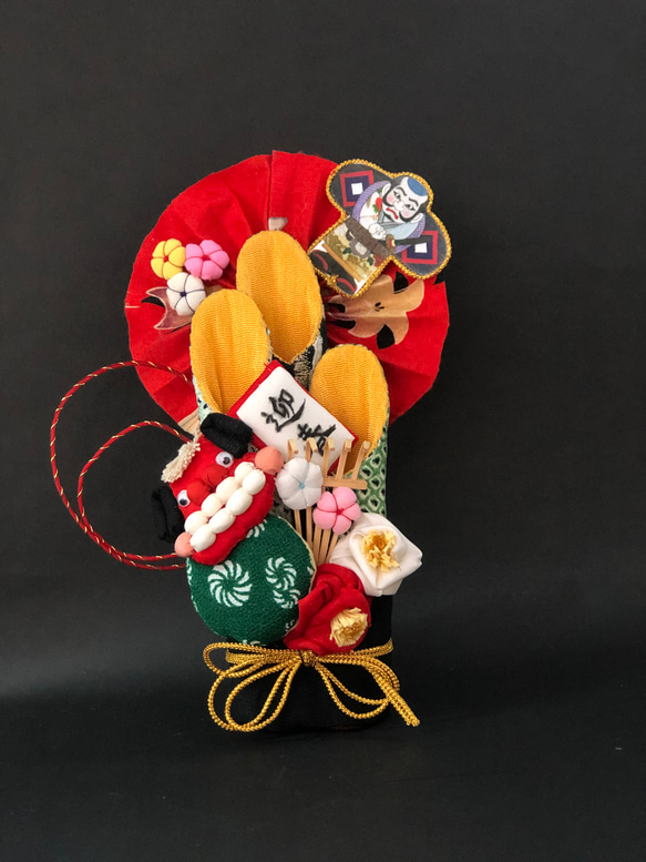 ミニ門松キット １個 楽天市場】門松DIYキット 1個入 / 自由工作 冬休み 正月飾り 造花 材料