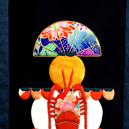 キット】一富士二鷹三茄子、鏡餅タペストリー キット 和小物