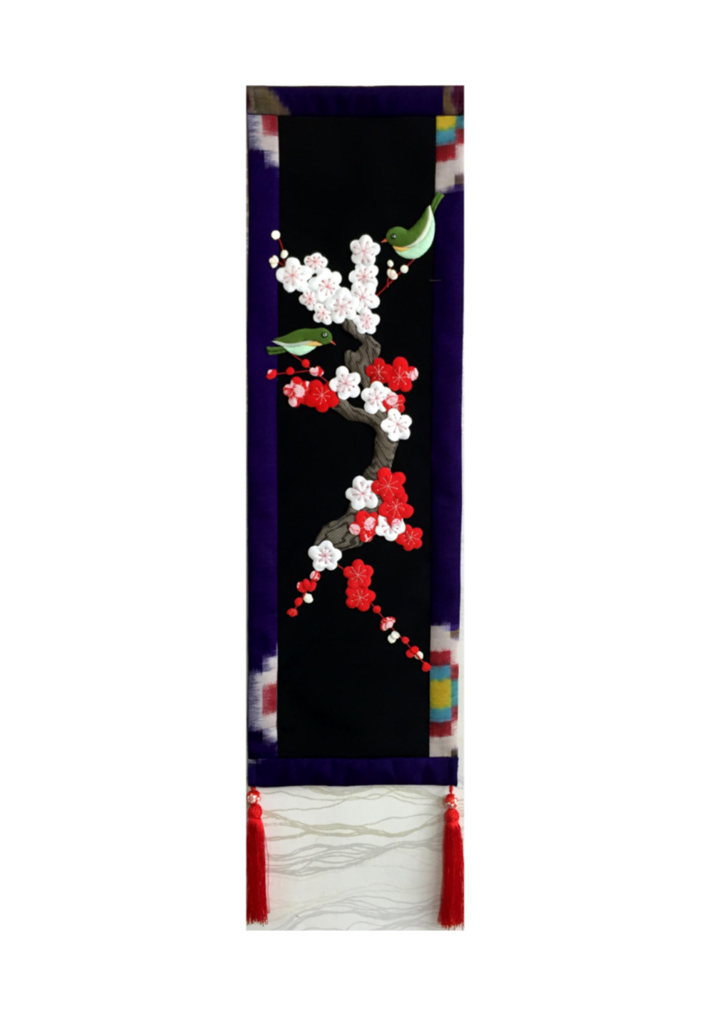 押絵  花菖蒲 ハントメイド インテリア アンティーク 鳥 押絵 花菖蒲 ハントメイド インテリア アンティーク 鳥 アトリエ