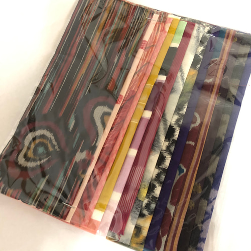 古布】銘仙15枚セット【正絹】 生地 和小物キット専門店 京屋