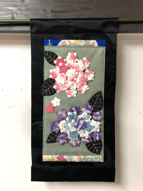 キット】紫陽花のタペストリー【押し絵】 キット 和小物キット