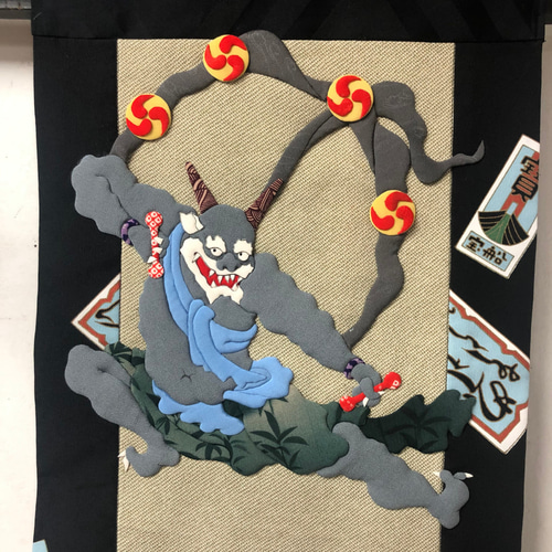 人気アイテム 押絵タペストリー＊風神・雷神 その他