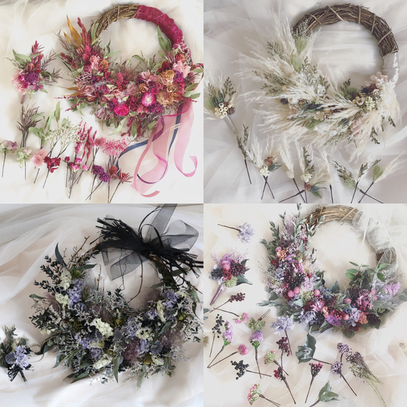 order （wreathe bouquet）3items set... 1枚目の画像