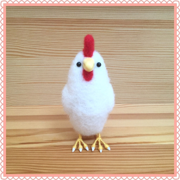 ニワトリ【羊毛フェルト】 羊毛フェルト ふっくら 通販 6659986