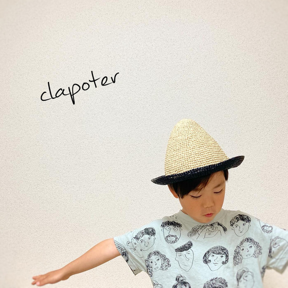 clapoter のっぽさん帽子　バイカラー 4枚目の画像