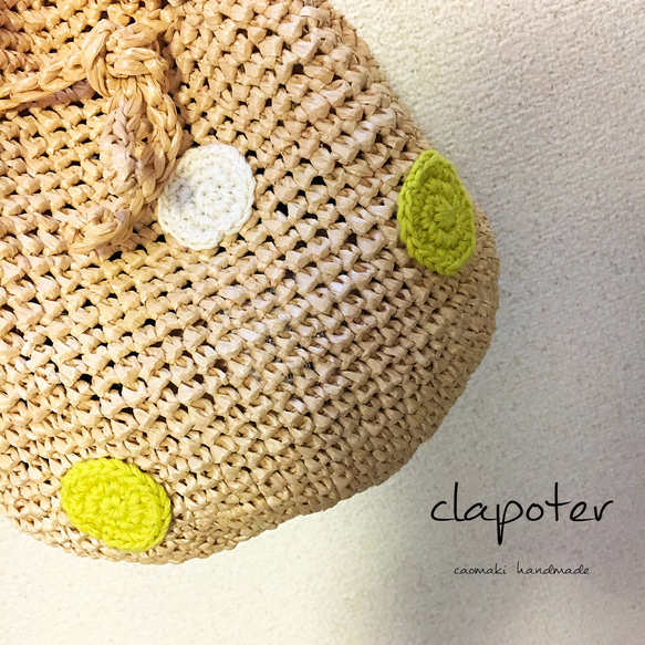 e-co様 clapoter 巾着ポシェット~dots~ 3枚目の画像