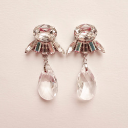 免費送貨經典的新娘耳環或婚禮♡♡奢華施華洛世奇水晶耳環 第2張的照片