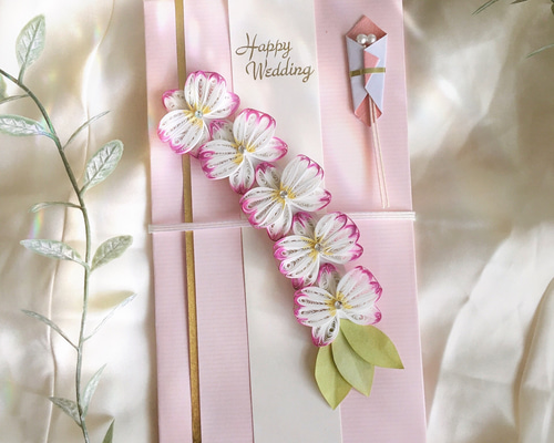 送料無料⭐︎ペーパークイリング胡蝶蘭の御祝儀袋 ご祝儀袋