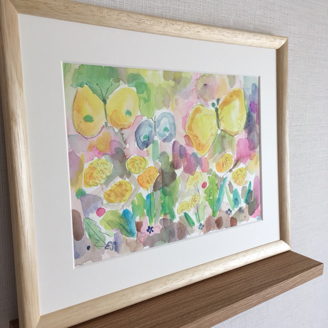 絵画】ネイチャーアート「錦鯉」原画