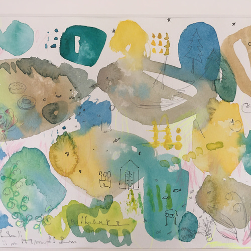 原画］小鳥はとっても歌が好き 絵画 ユーカリ工房 通販 8516307