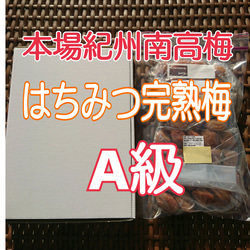 【容器無し】クリックポスト発送♪ はちみつ完熟梅 300g×2 (A級品) 1枚目の画像