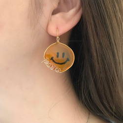 期間限定送料無料Peace ＆ Smile pierce or earring 3枚目の画像