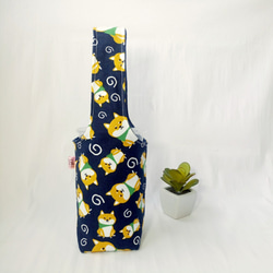 [1987 Handmadesチャイチャイパラダイス - 青緑色カップ]両面バッグマグセット飲料袋 1枚目の画像