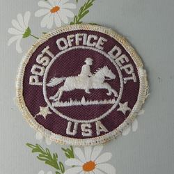 ＵＳＡ、ヴィンテージ・ワッペン、米国郵便システムの前身 1枚目の画像