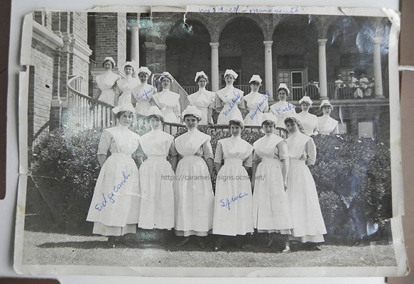 WWI・1918年　第一次世界大戦　従軍看護婦たちの写真/寄せ書き/ポストカード全38枚 2枚目の画像
