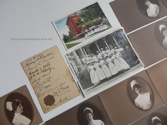 WWI・1918年　第一次世界大戦　従軍看護婦たちの写真/寄せ書き/ポストカード全38枚 5枚目の画像