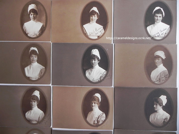 WWI・1918年　第一次世界大戦　従軍看護婦たちの写真/寄せ書き/ポストカード全38枚 8枚目の画像