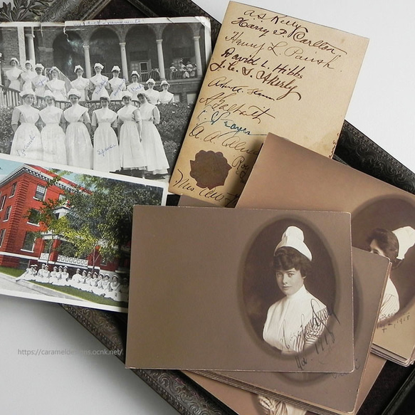 WWI・1918年　第一次世界大戦　従軍看護婦たちの写真/寄せ書き/ポストカード全38枚 10枚目の画像