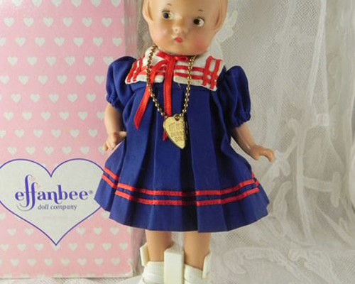アメリカ アンティーク人形 EFFANBEE 33cm パッティドール コン