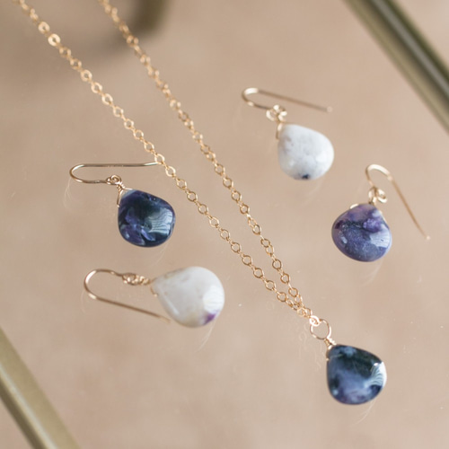 ☆宝石質ティファニーストーン Tiffany Opal AAA☆14kgf☆一粒 