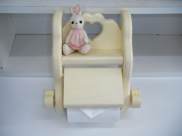 ☆カントリー☆　トイレットペーパーホルダー　アイボリースリム