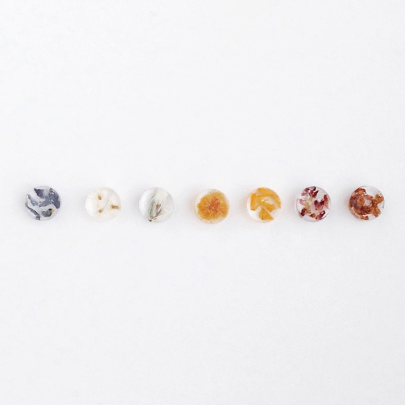 全7種類 mini flower clearピアス・イヤリング 5枚目の画像