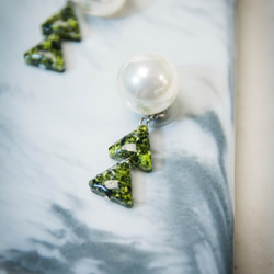 クリスマスツリーearrings_bigpearl_handmadeworks 037 6枚目の画像