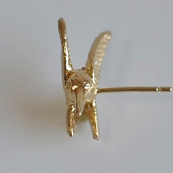 SV 單耳穿孔蜂鳥-金色- 第4張的照片