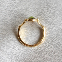 SV戒指花桌-橄欖石- 第3張的照片