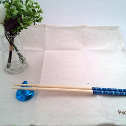 ねこみみ型の箸置き　クリスタルカラー4客セット 8枚目の画像