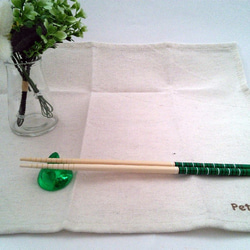 ねこみみ型の箸置き　クリスタルカラー4客セット 10枚目の画像