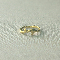 蕾絲戒指（黃銅) 第1張的照片