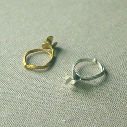 ユーカリの指輪（真鍮) 3枚目の画像