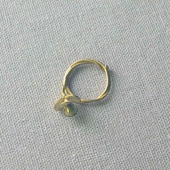 蕾絲戒指（黃銅) 第10張的照片