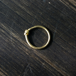 花苞戒指（黃銅） 第2張的照片