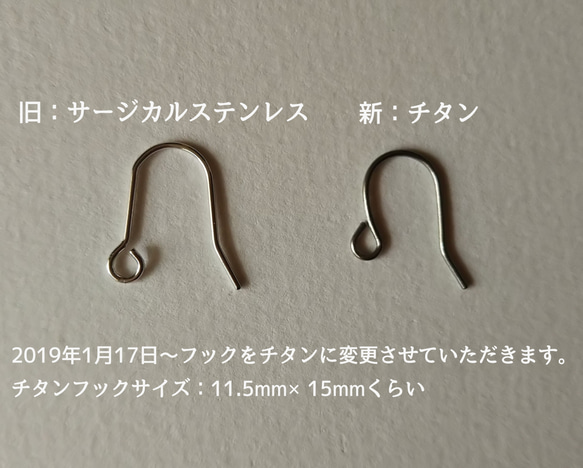 とうがのピアス（シルバー） 3枚目の画像