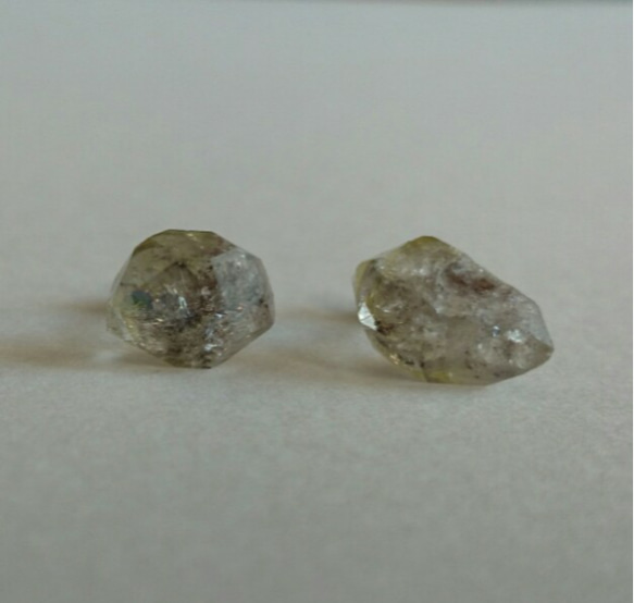 稀有寶石耳環（Herkimer Diamond） 第3張的照片