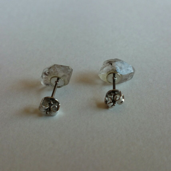 稀有寶石耳環（Herkimer Diamond） 第5張的照片
