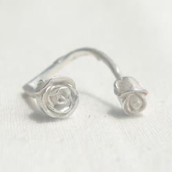 玫瑰戒指（銀） 第1張的照片